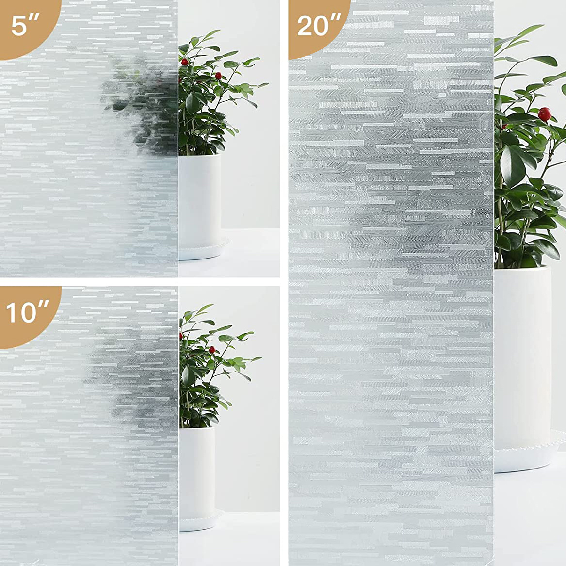 Uv Blocking Frosted Glass Window Film Removable Static Cling Temu