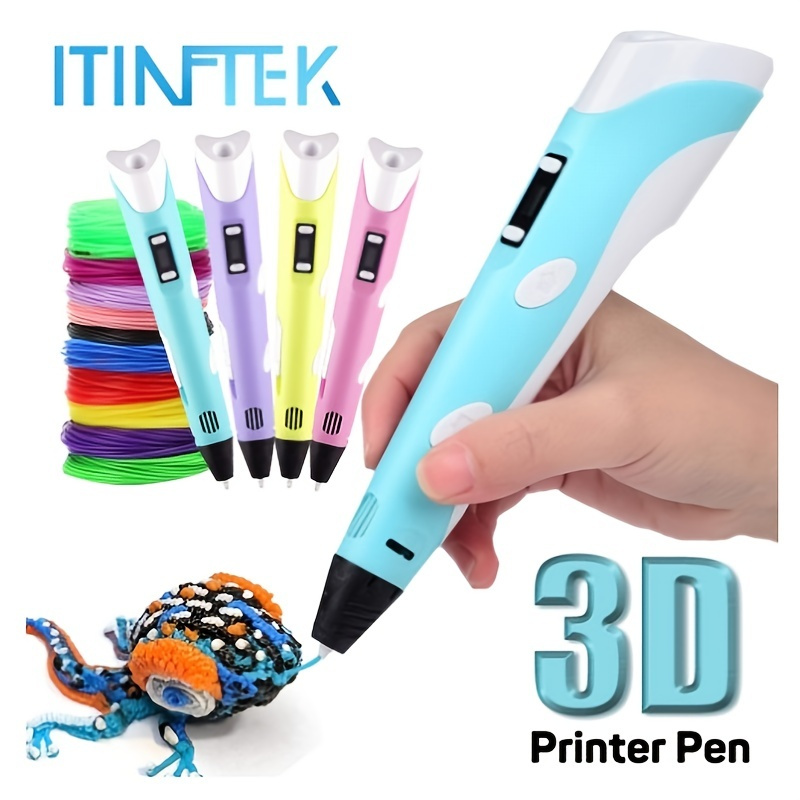 Diy 3d Printing Pen Craft Doodle Pla Filament Painting Pen - Temu