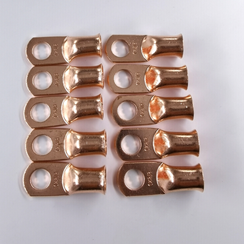 4 Gauge (AWG) Pure Copper Cable Lug Connector Ring Terminals