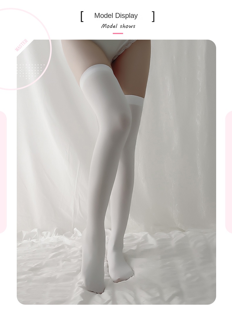 Sexy Solid Thigh High Socks Cute College Style Cat Paw - Temu