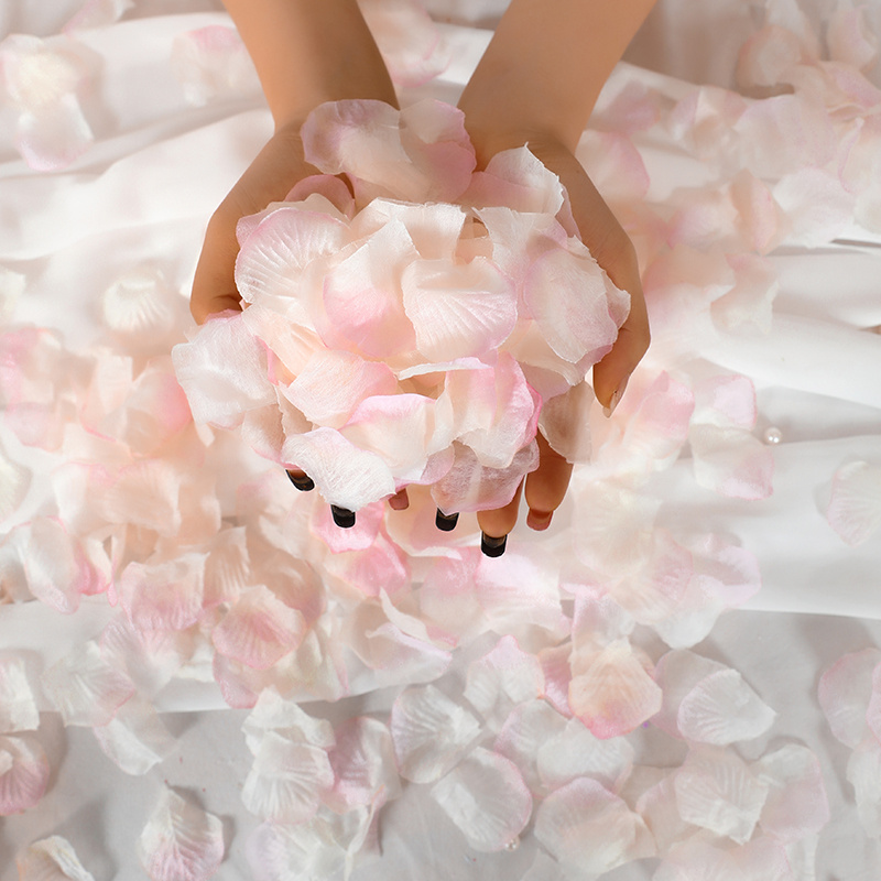 5000 Pcs Artificial Rose Petals Flowers Petals for Valentine's Day Romantic  Night Decor Rose Petals for Wedding Baby Shower Engagement Birthday Party