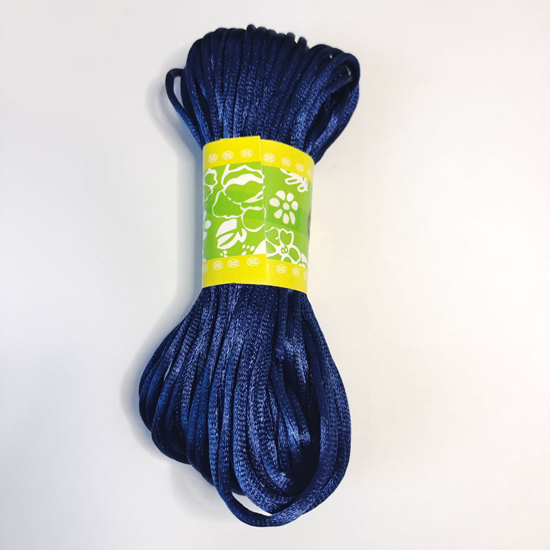 Home Nylon DIY Art Craft Braided Chinese Knot Cord String Rope Black 153  Yards