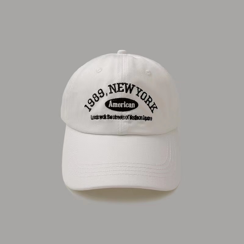 1989 Embroidered Baseball Cap Adjustable Sun Hat for Men Women