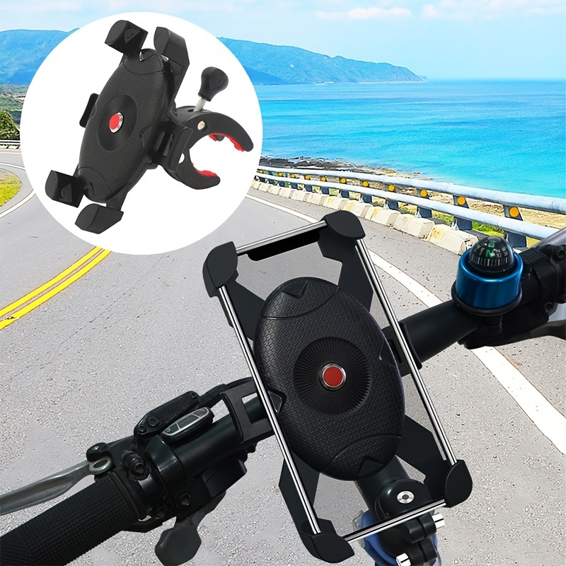 Support de téléphone de vélo, support de téléphone de moto - pince de  téléphone pour guidon Lamicall, clip de téléphone de scooter pour iPhone 12  Pro Max, 