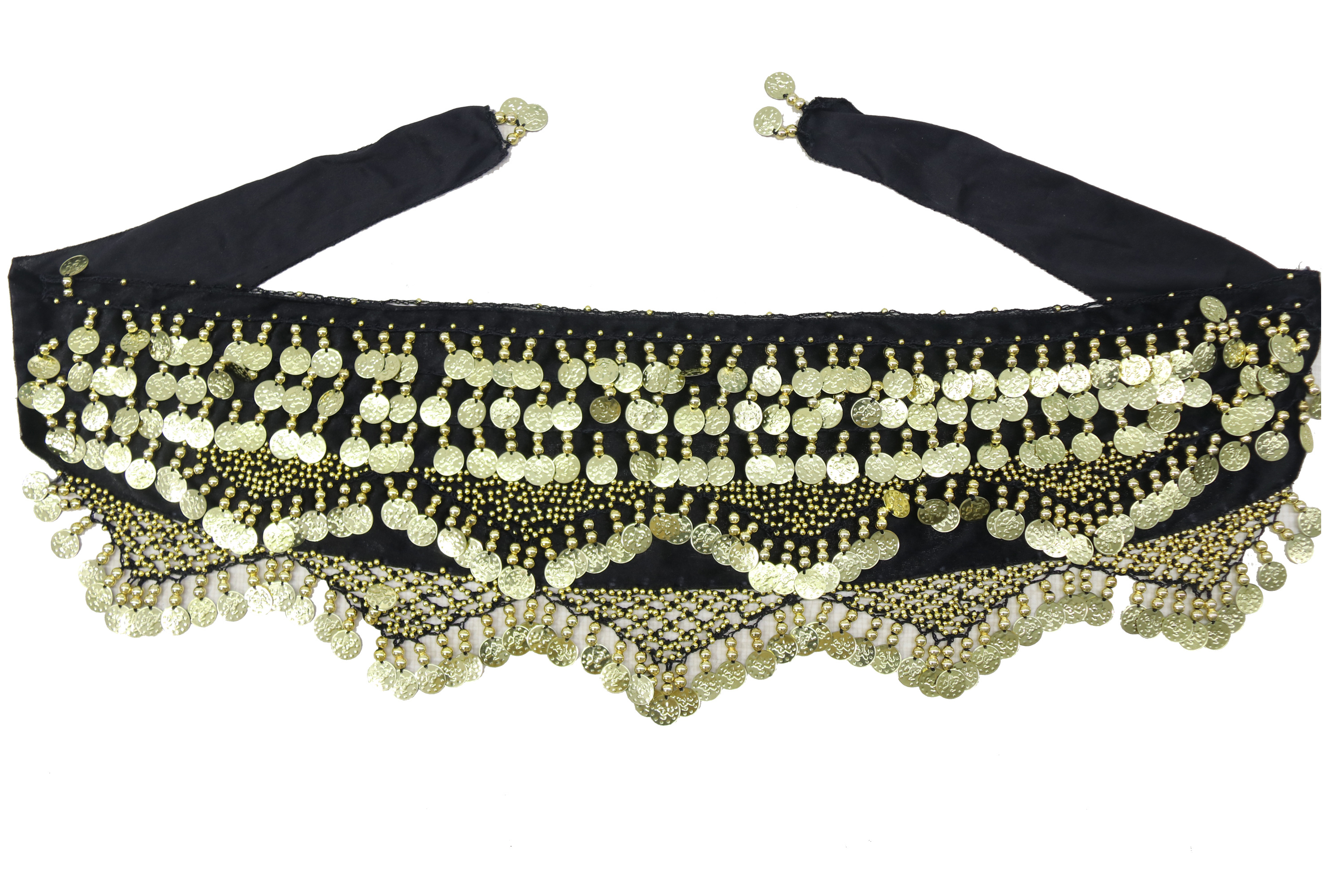 Bauchtanz Hüfttuch Mit Troddeln - Wickelrock Mit Pailletten