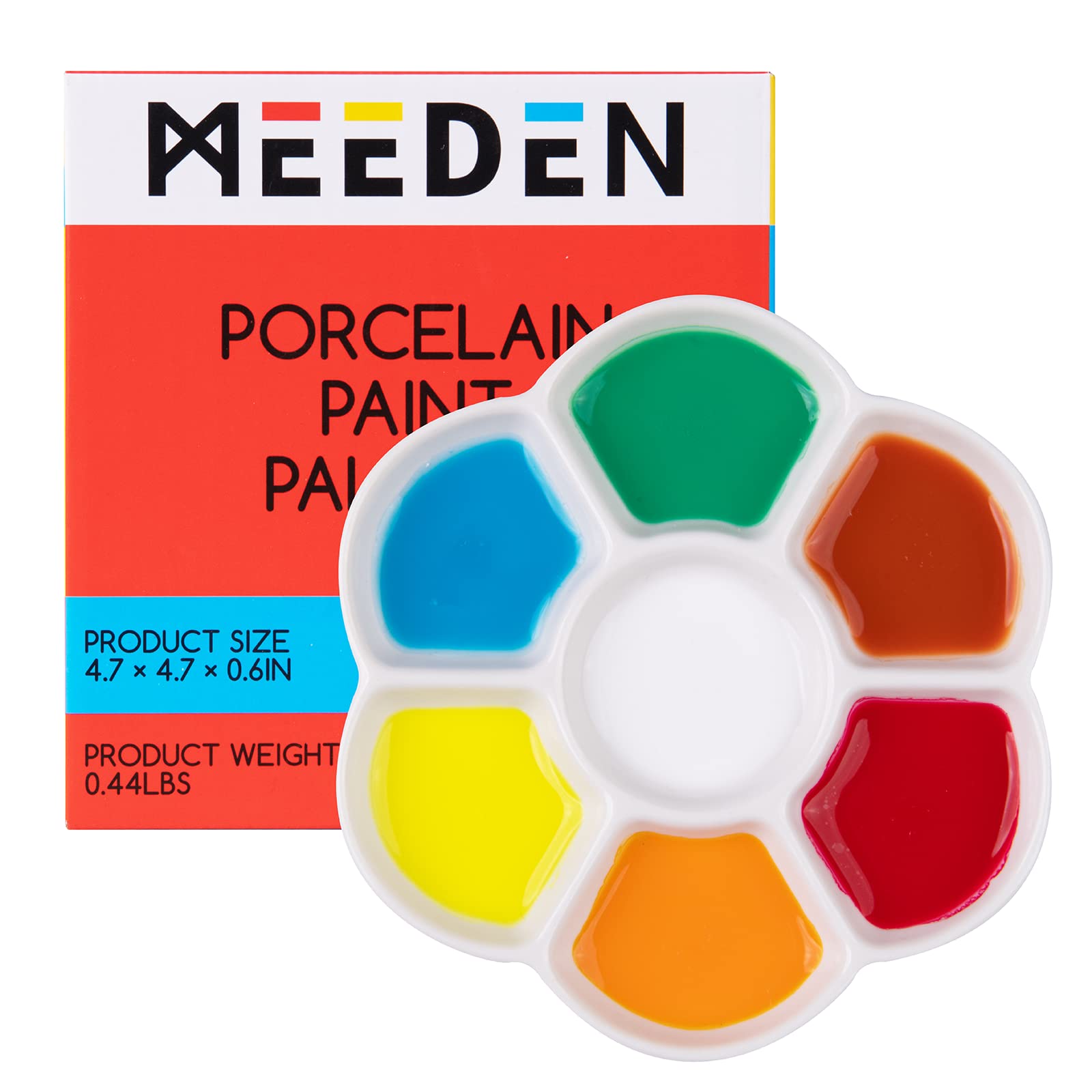 MEEDEN Large Artist Porcelain Ceramic Palette - MEEDEN Art