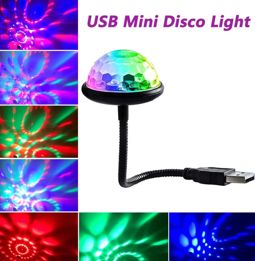 Mini disco ball light shop usb