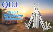 18 in 1 stainless steel pliers tool set multifunctional knife nylon sheath more perfect gift for camping survival hiking more details 0