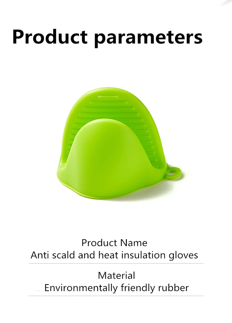 Manopla de aislamiento para horno silicona guantes para la paella