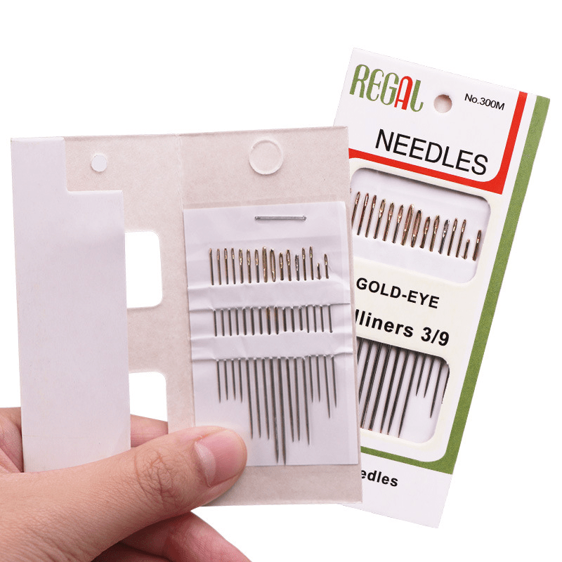 Household Thread free Hand Sewing Needles Gold Tail Needles - Temu