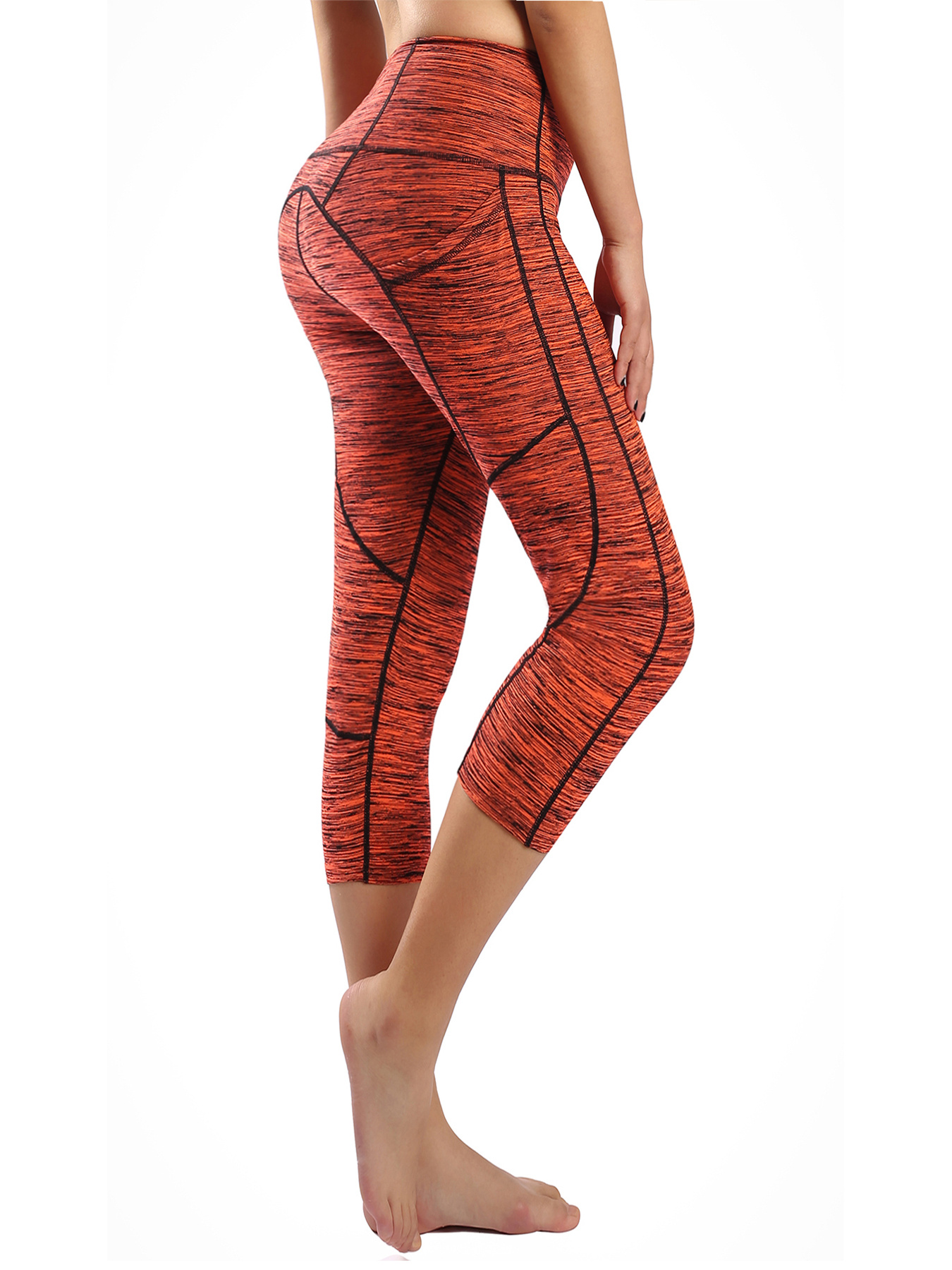 GRECERELLE Damen Capri-Hosen Aus Leinen-Mix - Bequeme 7/8 Hosen Für Den Sommer