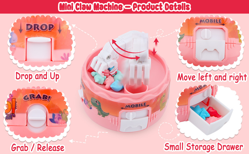 Buy Trimate Claw Machine for Kids. Mini Claw Machines Toy