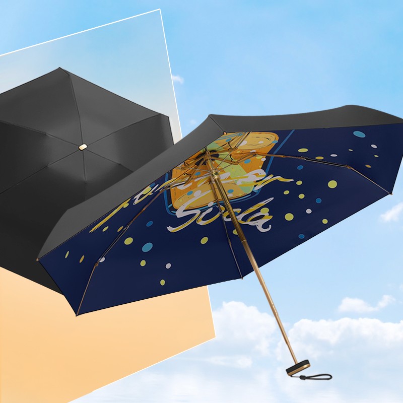 1pc Kleiner Sonnenschirm Handwerksregenschirm Vergoldeter - Temu