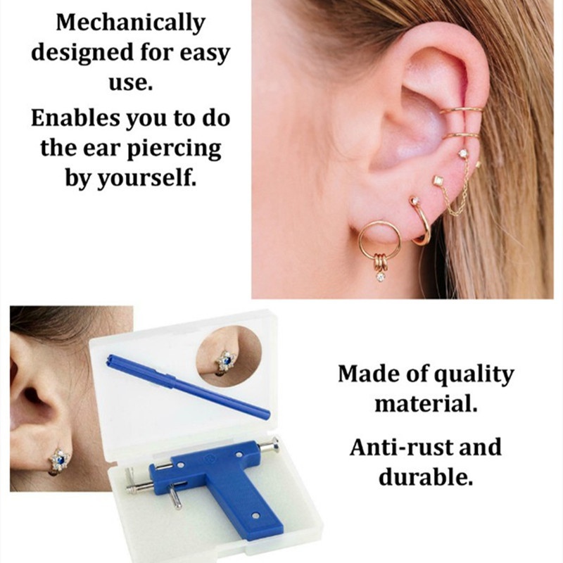 Ear Piercing Kit Asepsis Disposable Healthy Safety Earring Piercer Tool  Machine Kits Studs Fashion Body Jewelry From Yoochoice, $0.49