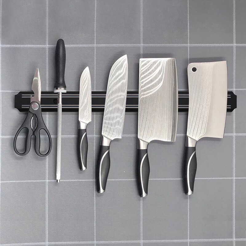 Magnetic Knife Strips Magnetic Knife Storage Strips, Knife Holder, Knife  Rack, Knife Strip, Kitchen Utensil Holder, Tool Holder, Multipurpose  Magnetic Shelf - Temu