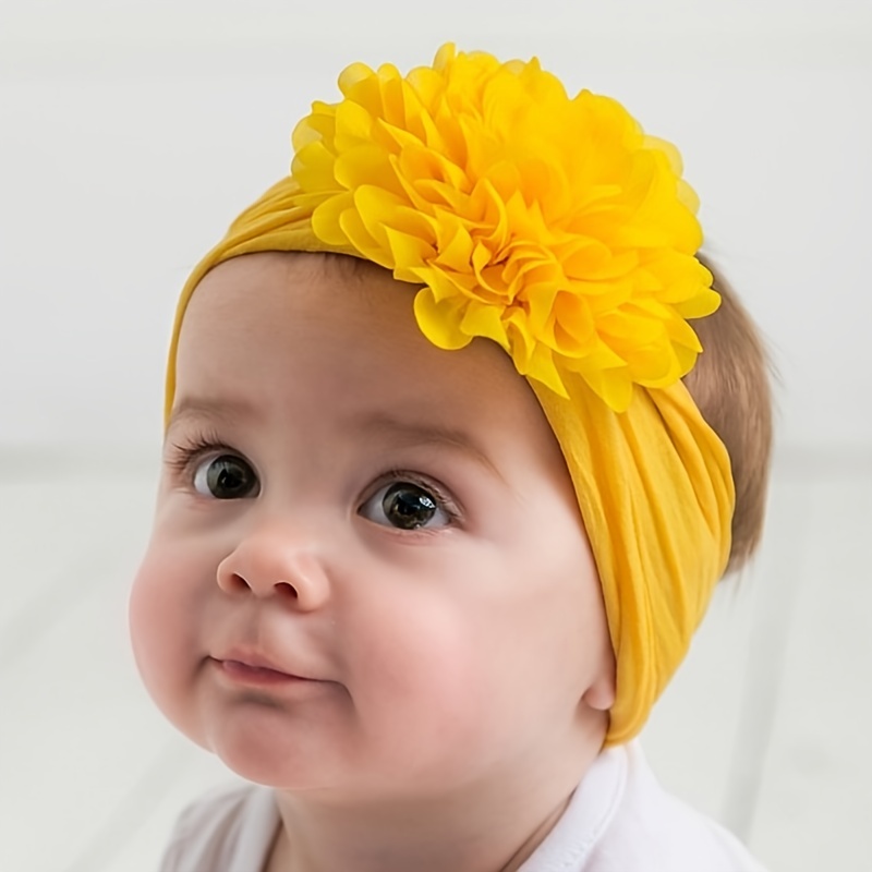 Soft Baby Hair Band Cute Fancy Baby Girl Nylon Headbands - Temu Italy
