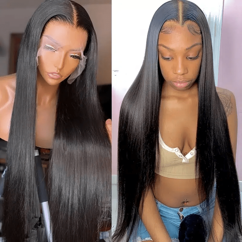 180 Brazilian Straight Human Hair Wigs 13x4 Lace Front Wig For Women Real  Hair Frontal Closure Wig Pre Plucked 6 40 Inches | Shop Now For  Limited-time Deals | Temu