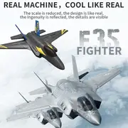 fixed wing model, beginner f35 remote control aircraft child fighter model glider foam adult drone helicopter toy bomber boy fixed wing model details 0