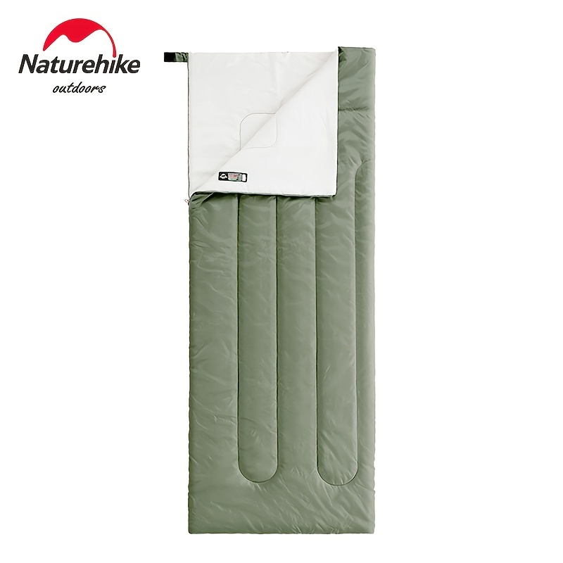 Naturehike Sleeping Bag Ultralight Waterproof Cotton Sleeping Bag 3 Season  Home Garden Sleeping Bag Outdoor Hiking Lightweight Camping Sleeping Bag, S