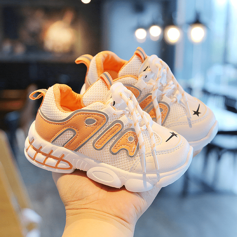 Chaussures Bébé Premier Pas Respirantes - Baskets Souples Antidérapantes Pour Filles Et Garçons 0-24 Mois