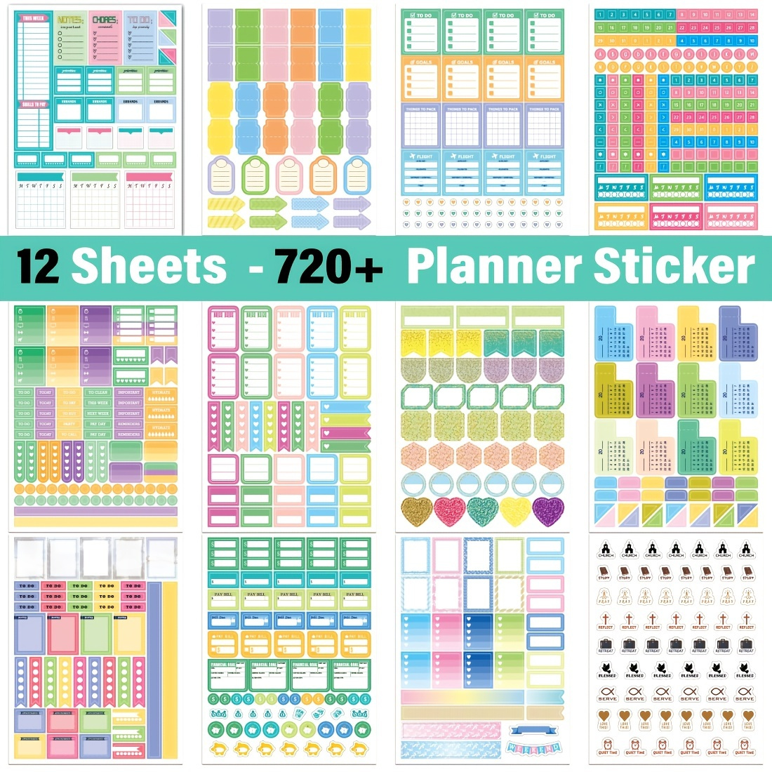  720 Sheets Scrapbook Paper & Stickers Pink Aesthetic