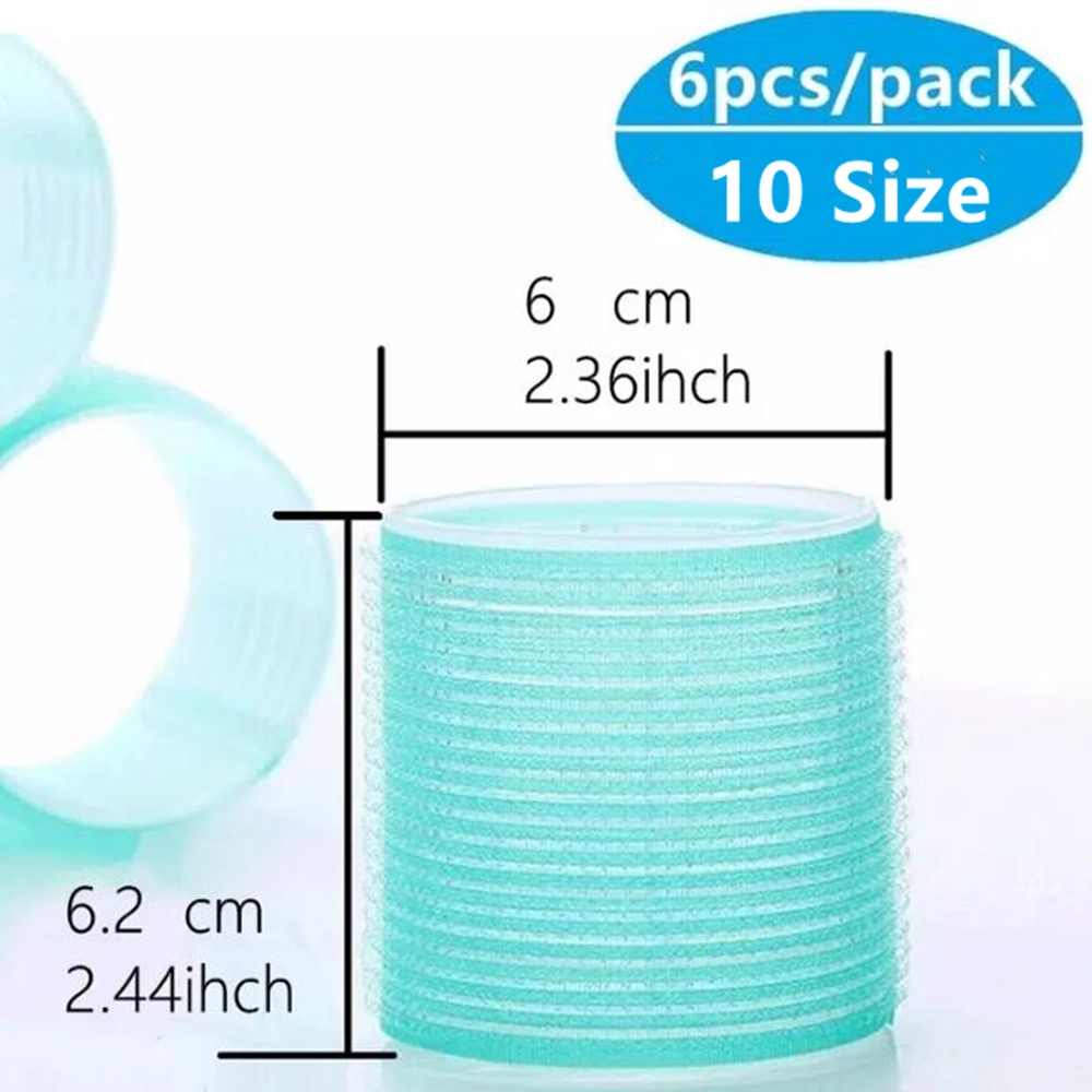 Heatless Hair Curlers Set Self grip Hair Rollers Long Medium Temu