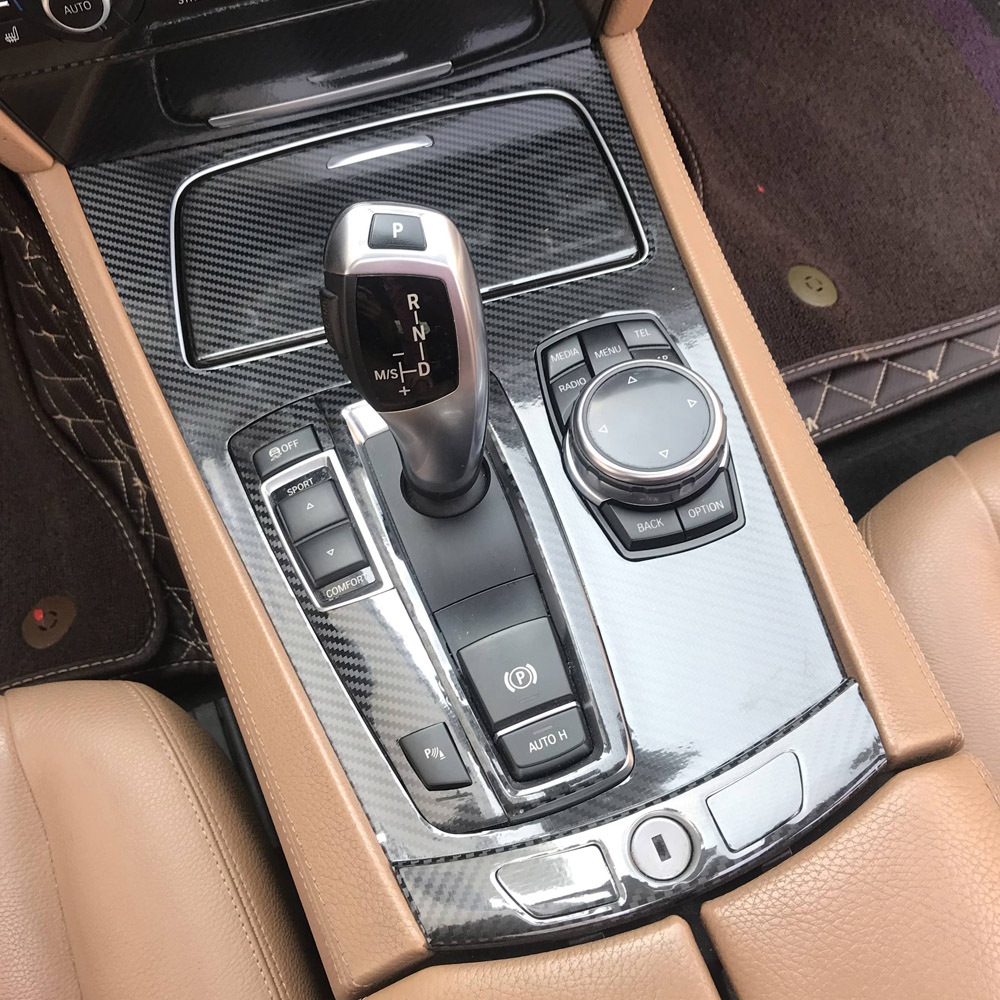 Pour 7 Series F01 F02 F03 F04 Intérieur Panneau de commande central Poignée  de porte Autocollants en fibre de carbone 5D, Accessoires de style de  voiture - Temu Belgium