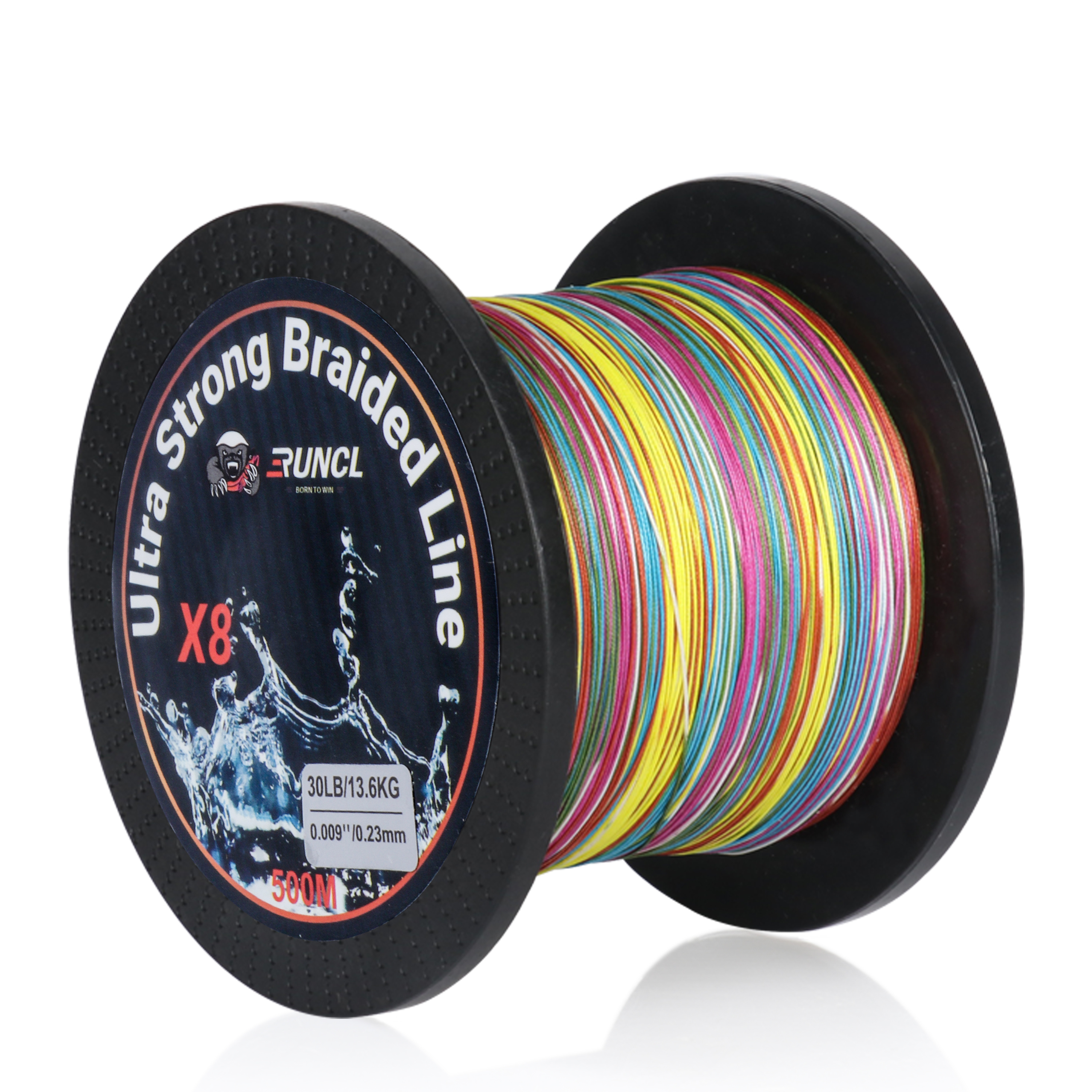 Hi vis Rainbow Braided Fishing Line Abrasion Resistant No - Temu