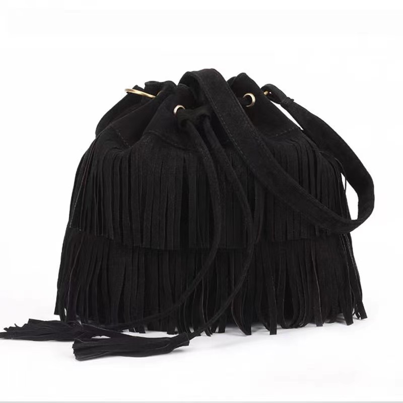 Fringe Trim Suede Crossbody Bag Small Feather Decor Flap Purse Womens Boho  Style Shoulder Bag, Shop On Temu And start Saving