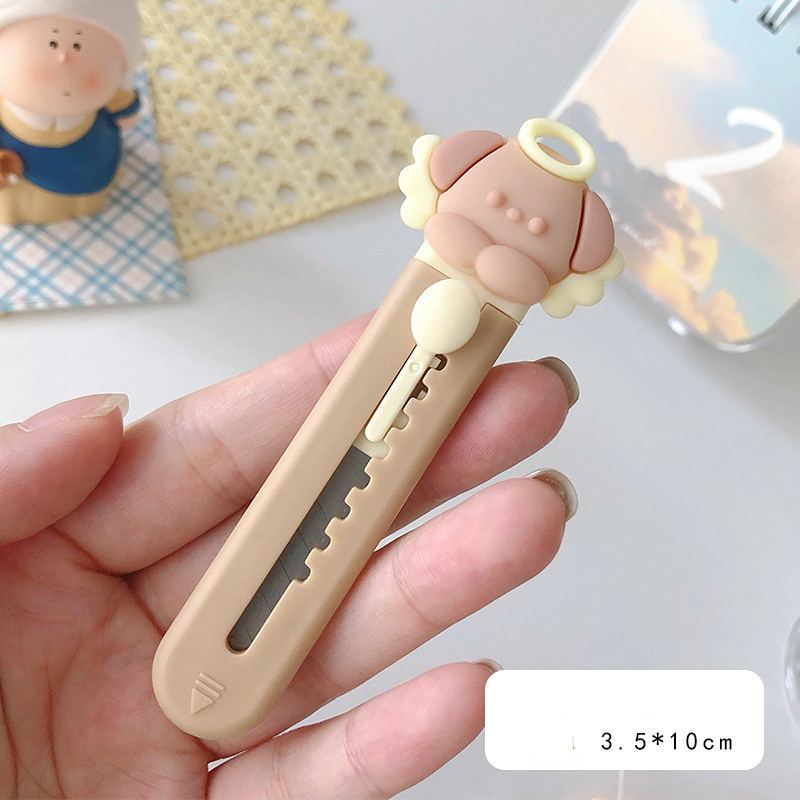 Kawaii Cartoon Animals Mini Portable Ulity Knife Box Cutter Pocket