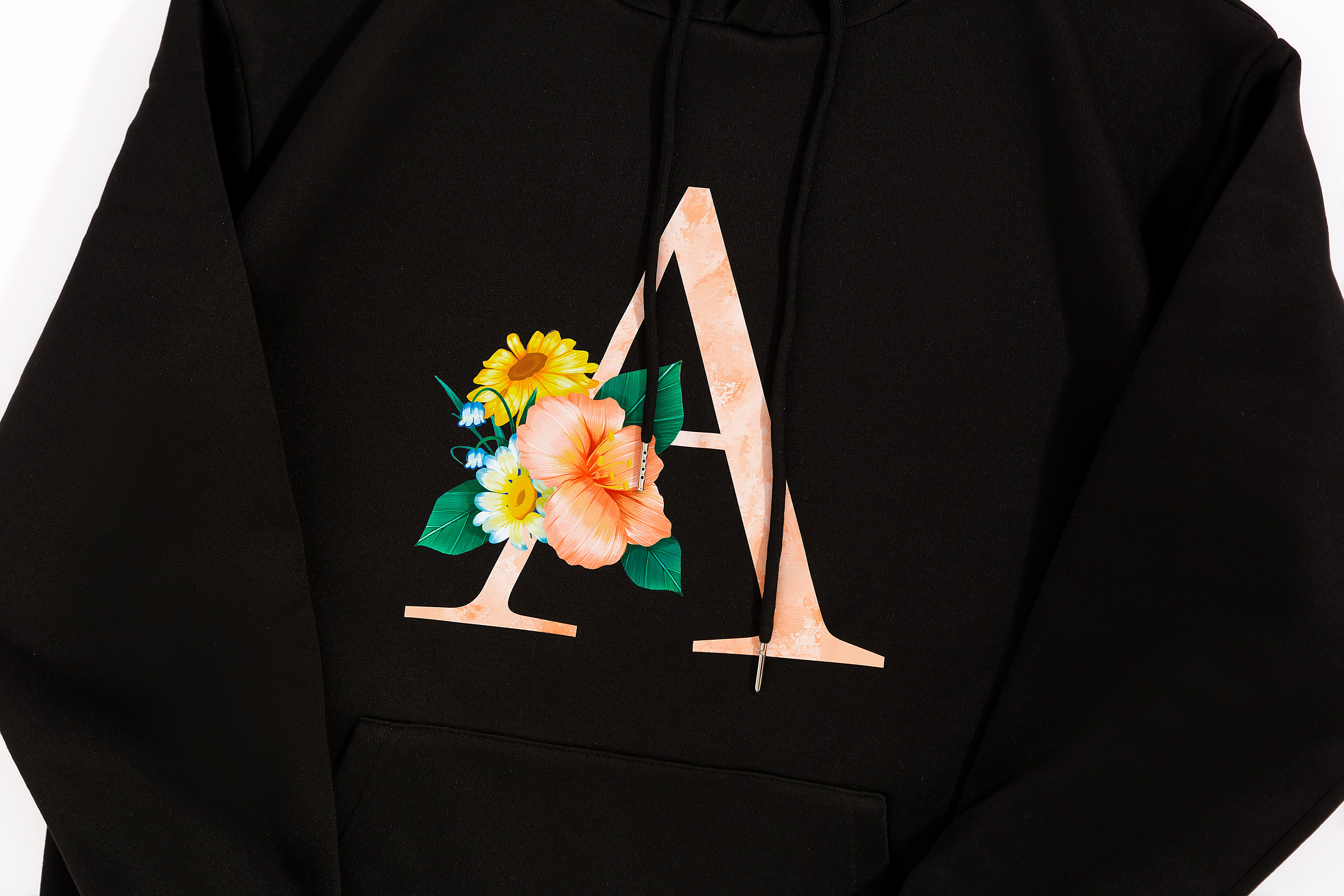 Sudadera de algodón con capucha y flor Monogram - Prêt-à-Porter 1ABY0S