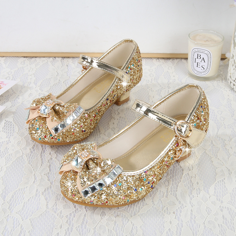 Zapatos Princesa Niñas Zapatillas de cristal Zapatos de vestir Pasarela  Tassel Hebilla Zapatos de tacones altos -  México