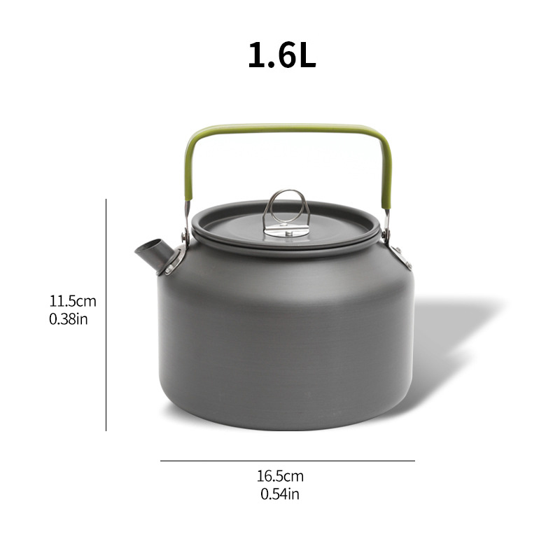1pc 1 6l outdoor camping coffee pot portable teapot boiling kettle details 12