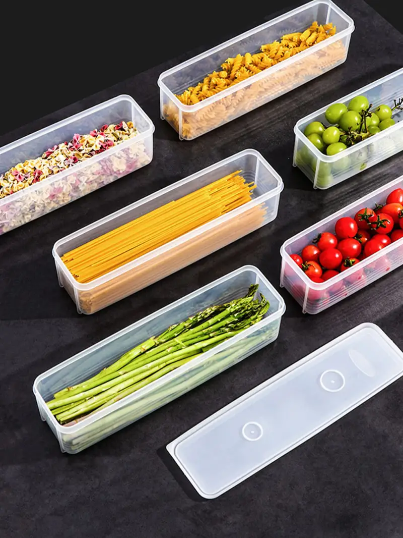 Large Capacity Reusable Square Containers For Lunch And Food Storage - Deep  And Sealed Plastic Box For Fresh-keeping - Perfect Household Accessory -  Temu
