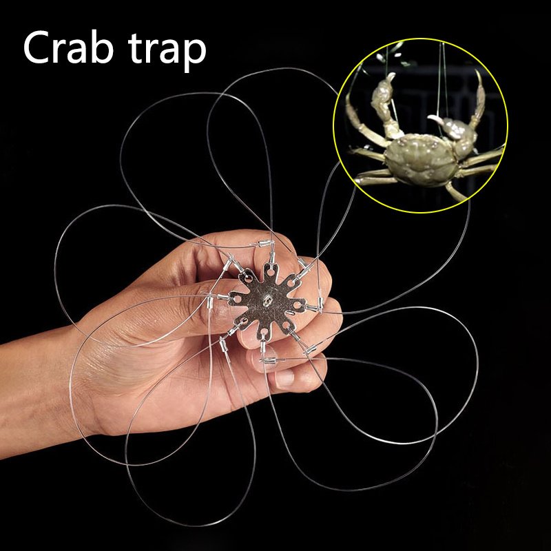 Catch a Crab! Reusable Outdoor Snare with 6/8 Hooks for Freshwater &  Saltwater