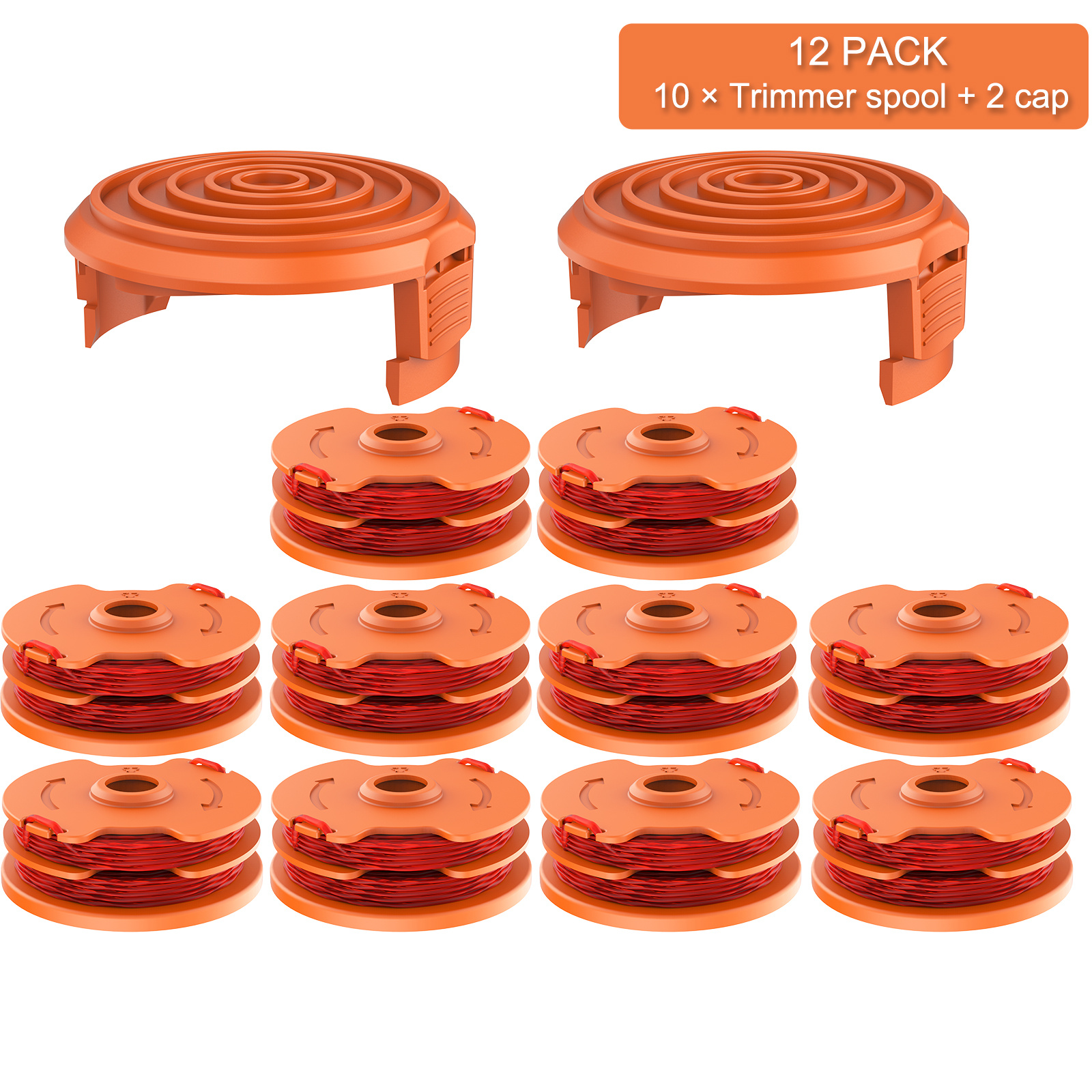 Replacement Spools Compatible Worx Wa0007 Wg116 Wg119 String