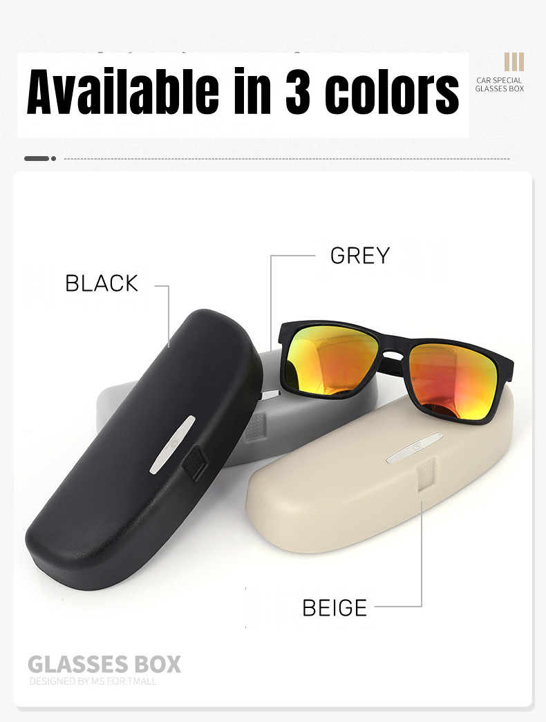 Car Sunglasses Holder Sun Glasses Box Eyeglasses Case 2013 - Temu United  Kingdom