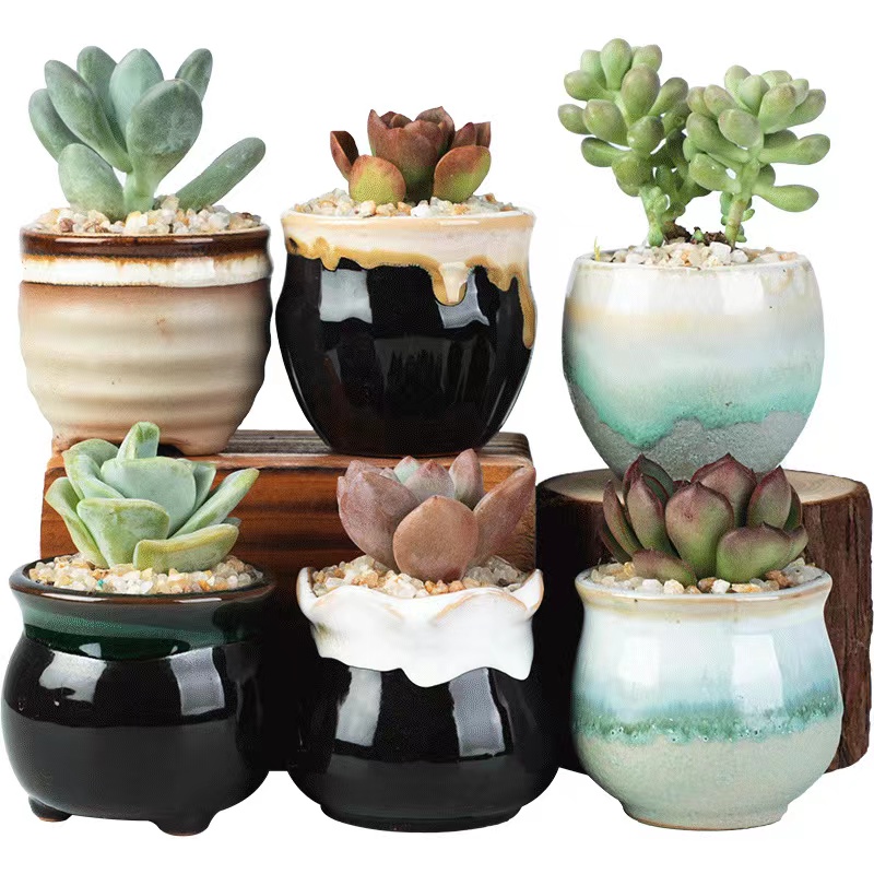 Terracotta Pots for Plants 3 Pc Set 4 Inch 5 In 6 Inch Planters