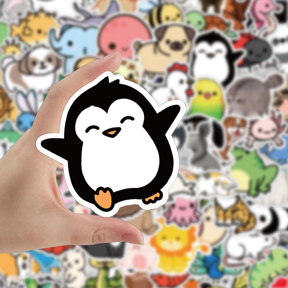 Adorable Animal Stickers Perfect For Phones Laptops Water - Temu