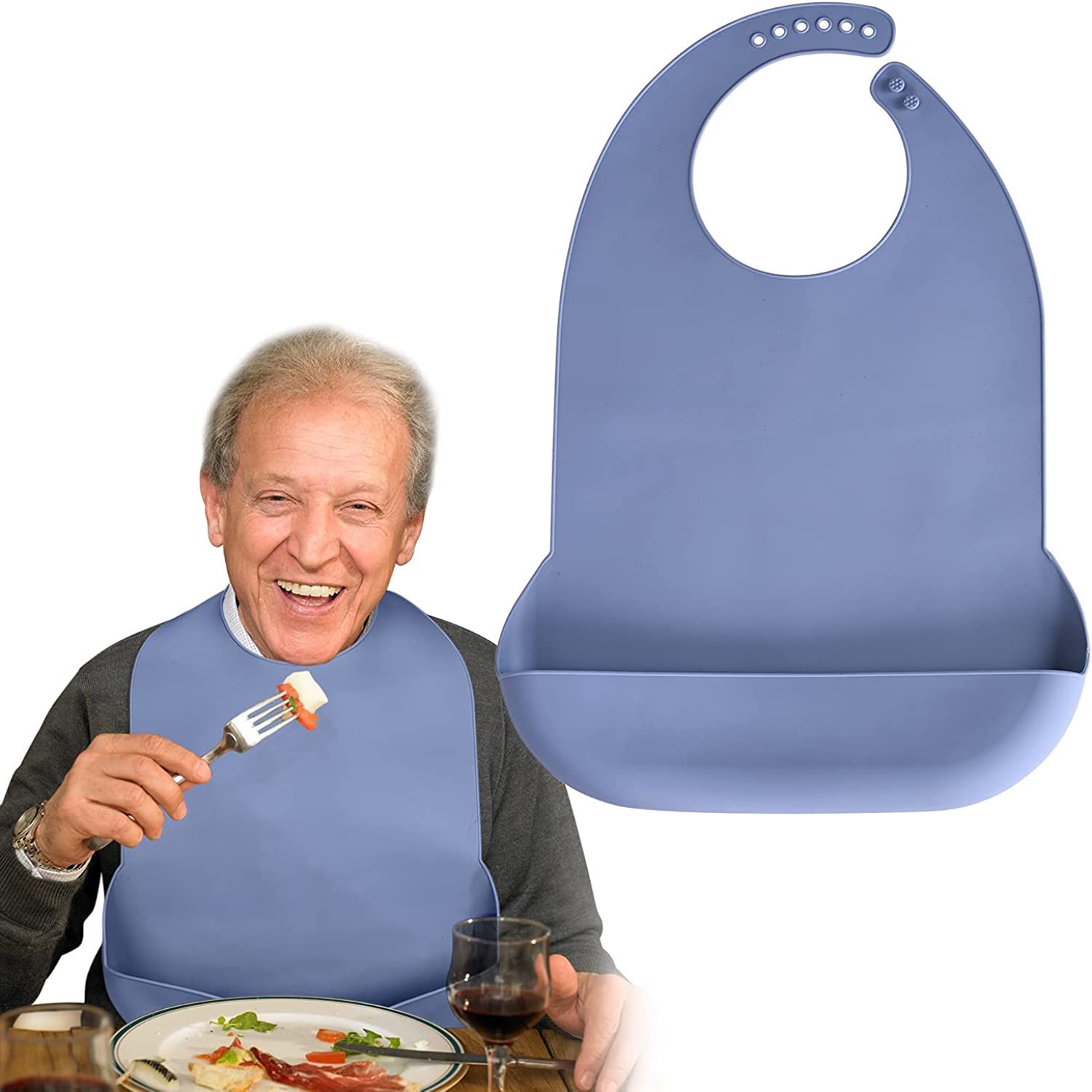 Food catcher bibs for sales adults