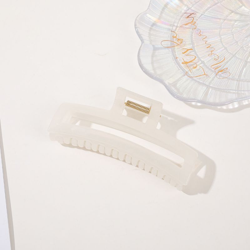 Hair Claw Clips Rectangular Plastic Hair Clips Banana Hair Temu Australia