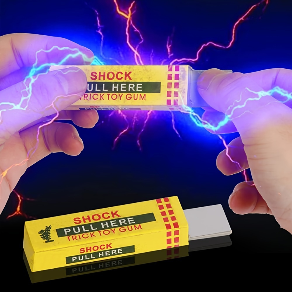 

Shock Your Friends With Electric Shock Joke Chewing Gum - Perfect Gag Gift For Halloween!