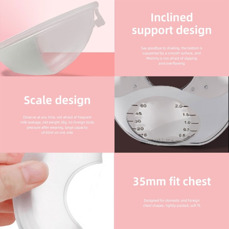 Breast Milk Collector Bpa Free Silicone Wearable Milk Saver - Temu