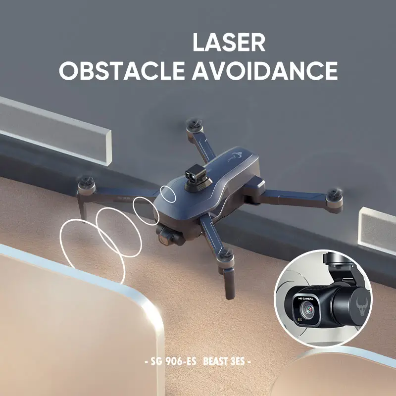 drone with eis anti shake 3 axis machinery remote image transmission 360 laser obstacle avoidance long battery life details 8