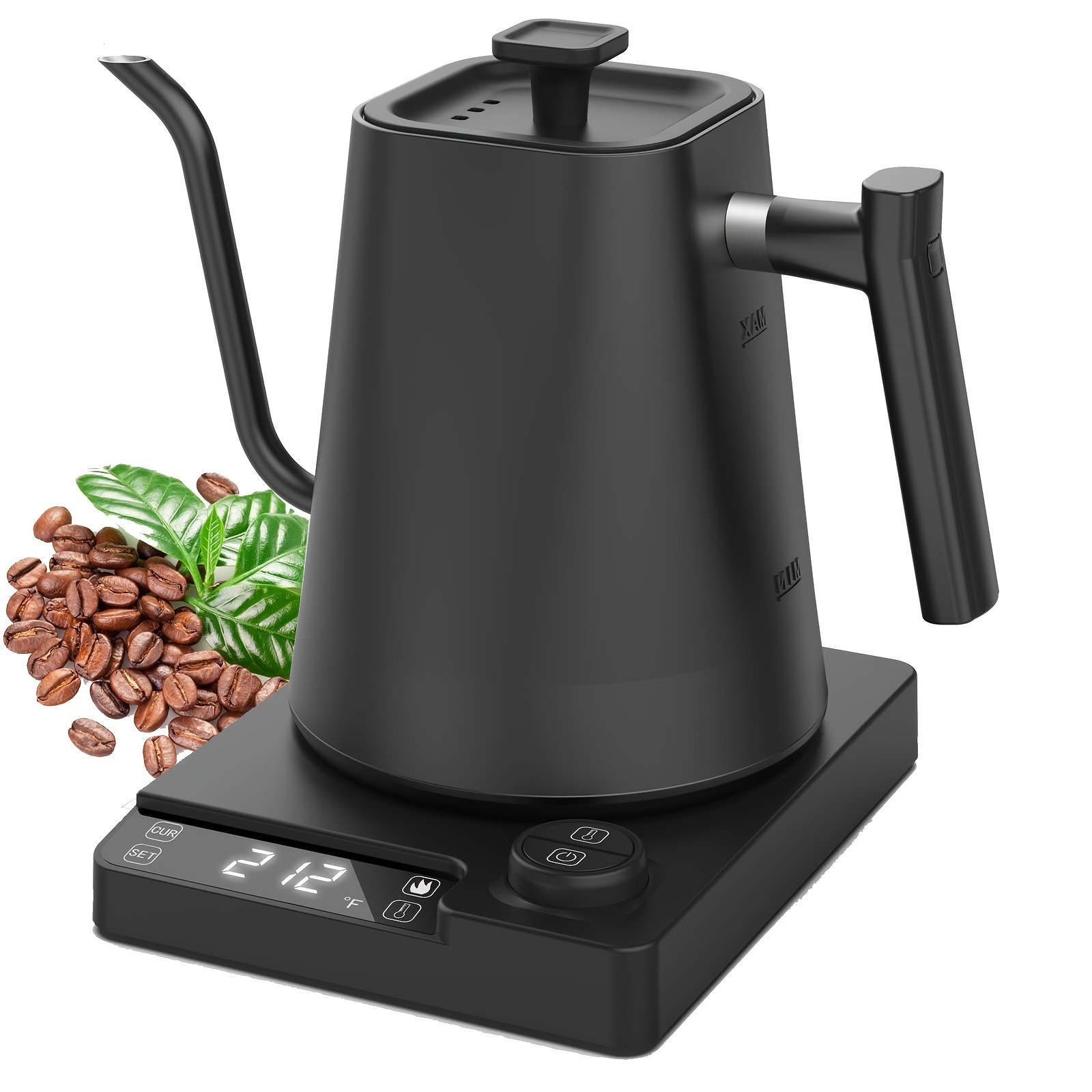 Fellow Stagg EKG Electric Gooseneck Kettle - Pour-Over Coffee and Tea  Kettle - Stainless Steel Kettle Water Boiler - Quick Heating Electric  Kettles
