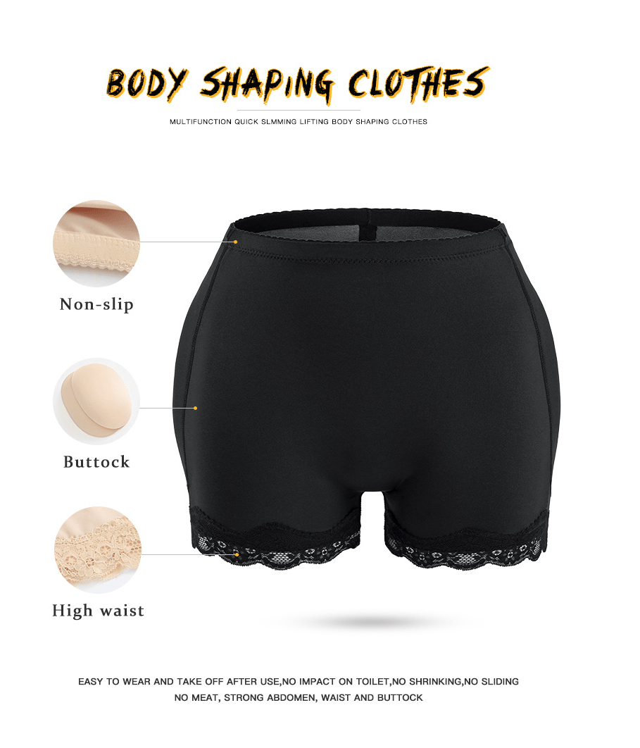 Body Shaping Shorts Seamless Strong Belly Control Boxer Shorts Body Shape Ladies  Underwear High Waist Hip Lift Shorts