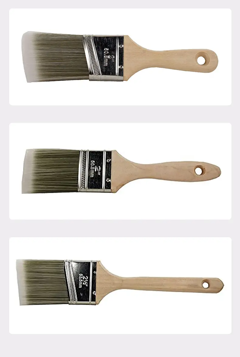 Angoily 1 Set 15pcs Brushes Wide Paint Brush Paint Tool Bristle Paintbrush  Drawing Paint Brush Trim Paint Brush House Paint Brush Wall Trim Brush