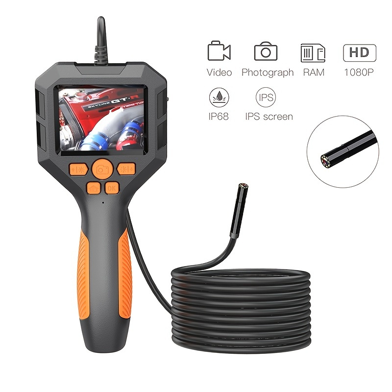 1 Set Of Endoscope, High-definition Camera, Industrial Auto Repair Probe, Sewer Dredging Camera, Pipe Detector