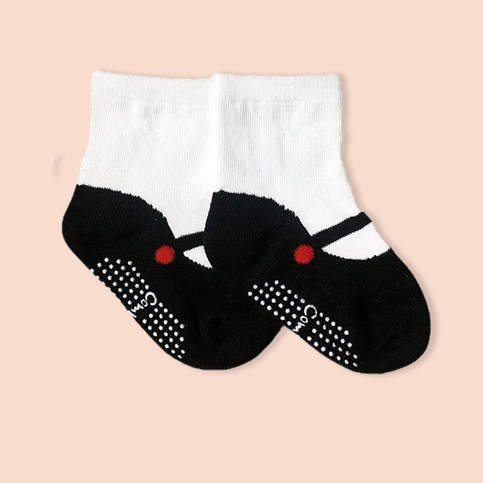Fly love 5 pares de calcetines antideslizantes antideslizantes para bebé,  recién nacido, de algodón, para niños pequeños, sin visión, para barco