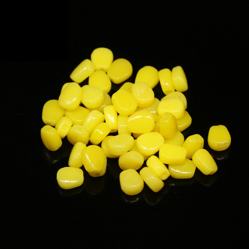 Silicone Corn Smell Soft Bait Floating Water Corn Carp Fishing Lures With  The Cream